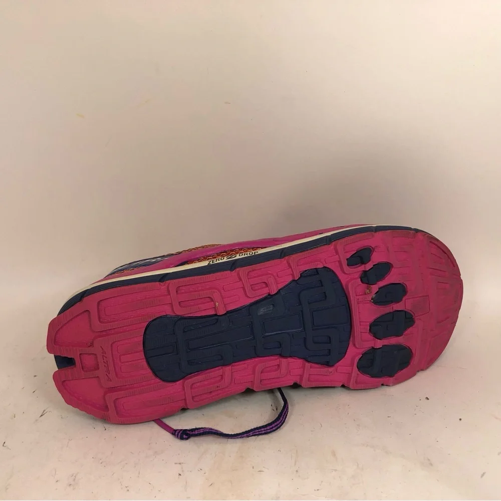Altra Olympus Trail Running Shoes Women's Pink Gaitor Trap Lace Up A2355-1 Sz 8